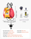 Vevor Electric Hoist Winch 1100 Lbs Capacity Wired/Wireless Remote Control New