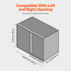 Vevor Cabinet Organizer 2-Tier 4 Shelf Blind Corner Pull Out Storage New