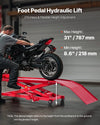 Vevor Motorcycle Lift Table Repair Stand 1000 lbs Capacity 8.6"-31" Height Range New