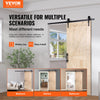 Vevor Barn Door and Hardware Kit 30" x 84" Smooth and Quiet Wood Sliding Door Kit New