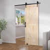 Vevor Barn Door and Hardware Kit 30" x 84" Smooth and Quiet Wood Sliding Door Kit New