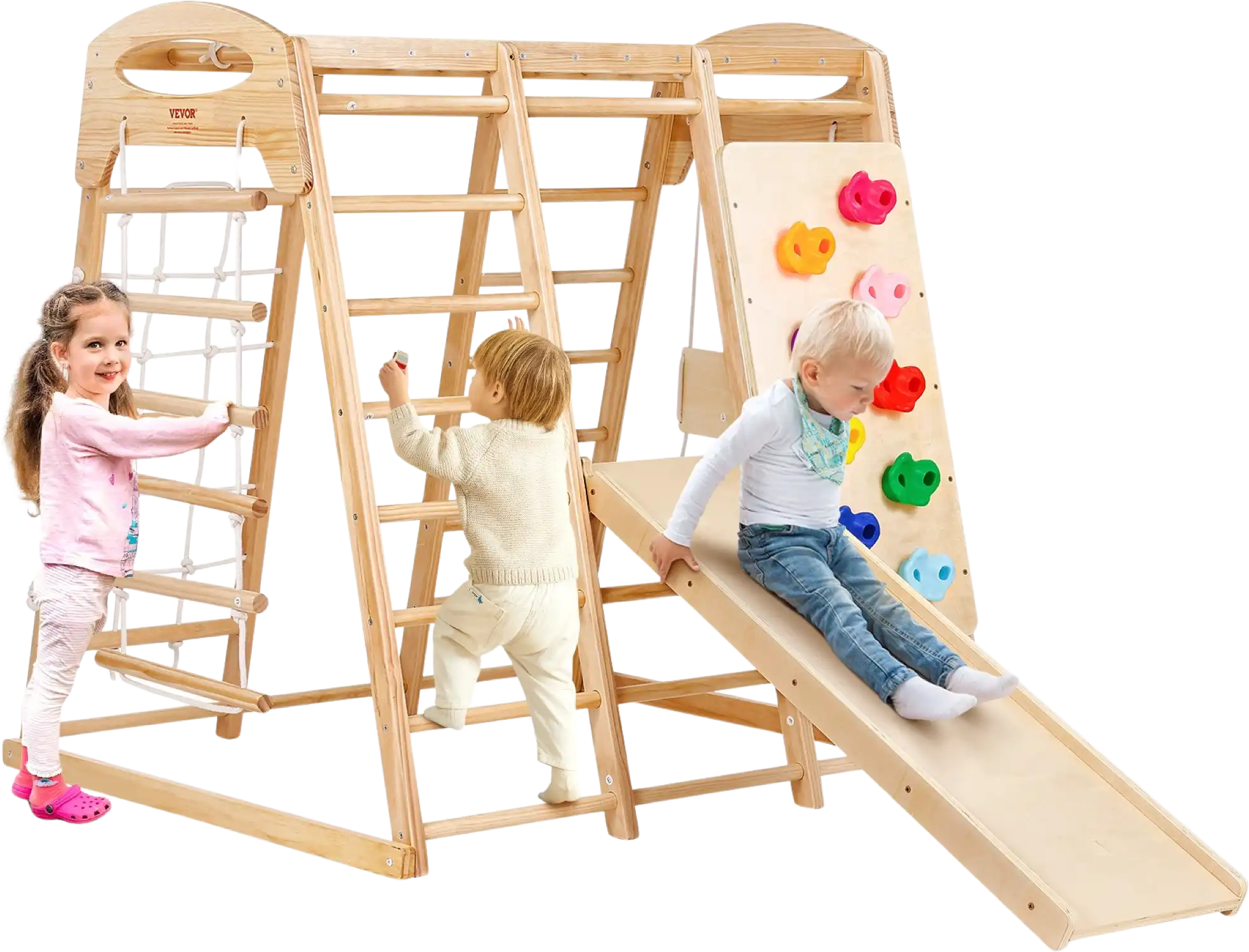 Vevor Indoor Jungle Gym 7-in-1 Toddler Playground 43