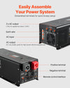 Vevor Pure Sine Wave Inverter Charger DC 12V to AC 120V 2000W New