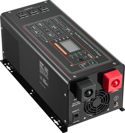 Vevor Pure Sine Wave Inverter Charger 3000W DC 24V to AC 120V New