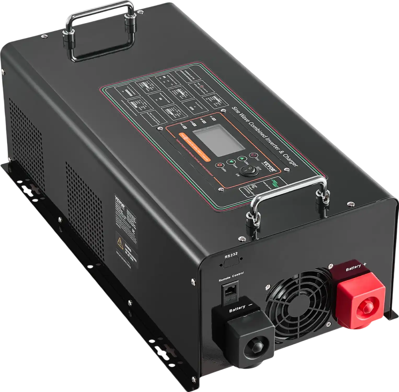 Vevor Pure Sine Wave Inverter Charger 5000W DC 24V to AC 120V New