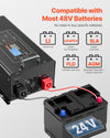 Vevor Pure Sine Wave Inverter Charger DC 48V to AC 120V 6000W New
