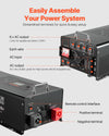 Vevor Pure Sine Wave Inverter Charger DC 48V to AC 120V 6000W New