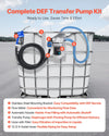 Vevor DEF Transfer Pump Kit 10.5 GPM for Diesel Exhaust Fluid with Bracket Auto Nozzle 110V New