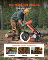 Vevor Electric Log Splitter 6.5 Ton Portable 1500W 15 Amp Motor New