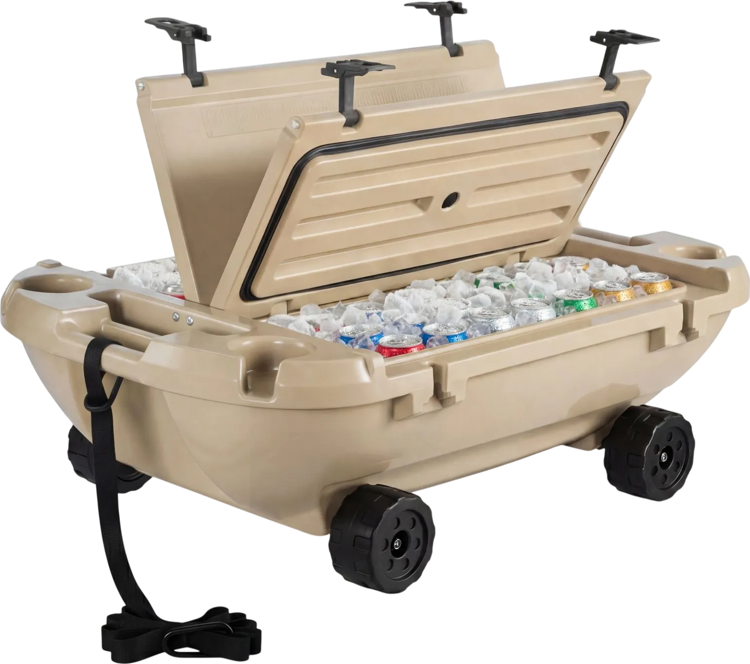 Vevor Floating Cooler 40 Qt Ice Chest with Dry Storage Wheels and Tow Rope New
