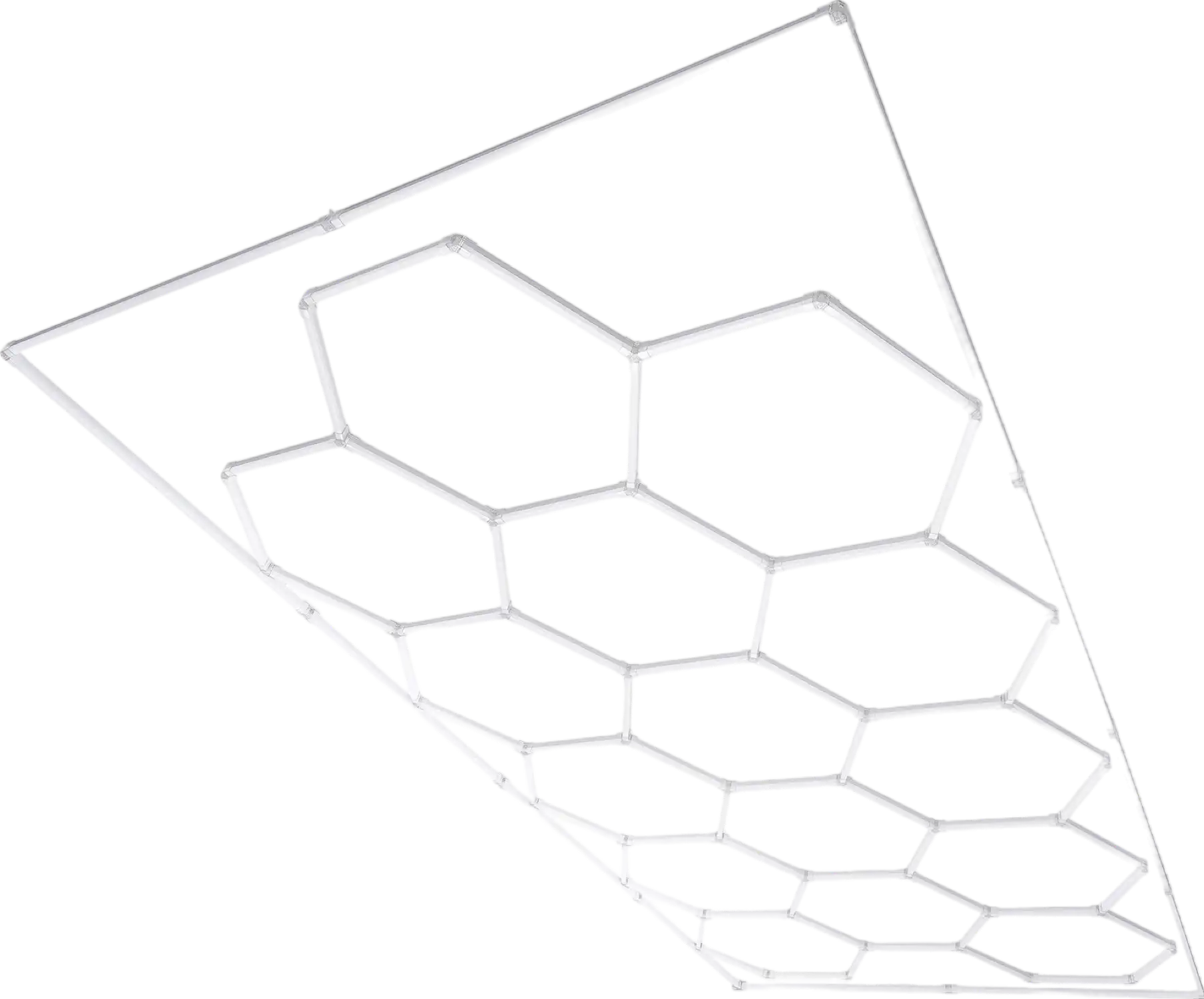 Vevor Hexagon Garage Lights 66300LM 15 Grids Honeycomb LED Shop Ceiling Fixture New