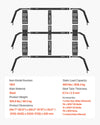 Vevor Overland Truck Bed Rack 900 Lbs Capacity for Mid-Size Pickups New