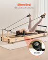 Vevor Pilates Reformer Wooden Foldable Home Workout Equipment New