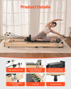 Vevor Pilates Reformer Wooden Foldable Home Workout Equipment New