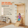 Vevor Ladder Wall Gym 5-in-1 Wooden Playground Set New