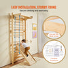 Vevor Ladder Wall Gym 5-in-1 Wooden Playground Set New