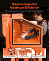 Vevor Sandblasting Cabinet 115 Gal. with 31 Gal. Media Hopper Dust Collector New
