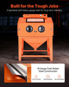 Vevor Sandblasting Cabinet 115 Gal. with 31 Gal. Media Hopper Dust Collector New