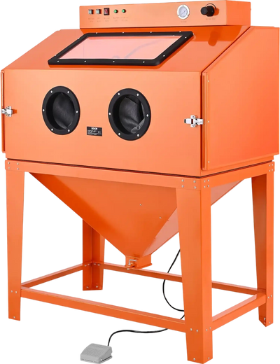 Vevor Sandblasting Cabinet 115 Gal. with 31 Gal. Media Hopper Dust Collector New