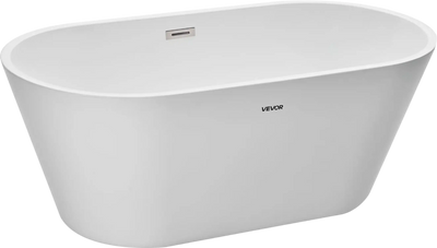 Vevor Acrylic Freestanding Bathtub 60 Gal. 59