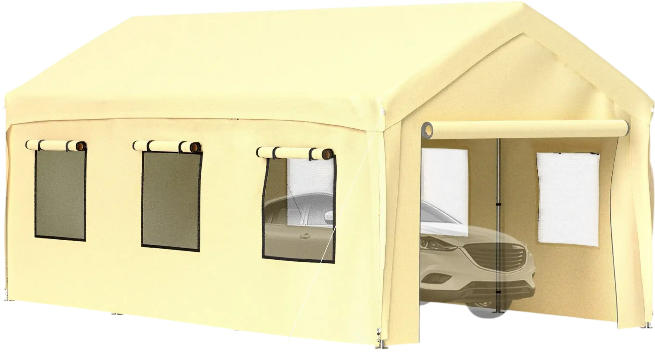 Vevor Carport Canopy Heavy Duty Garage Shelter 10 x 20 FT with Removable Sidewalls New