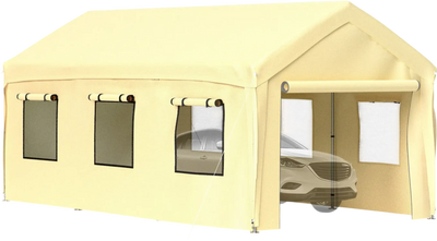 Vevor Carport Canopy Heavy Duty Garage Shelter 10 x 20 FT with Removable Sidewalls New