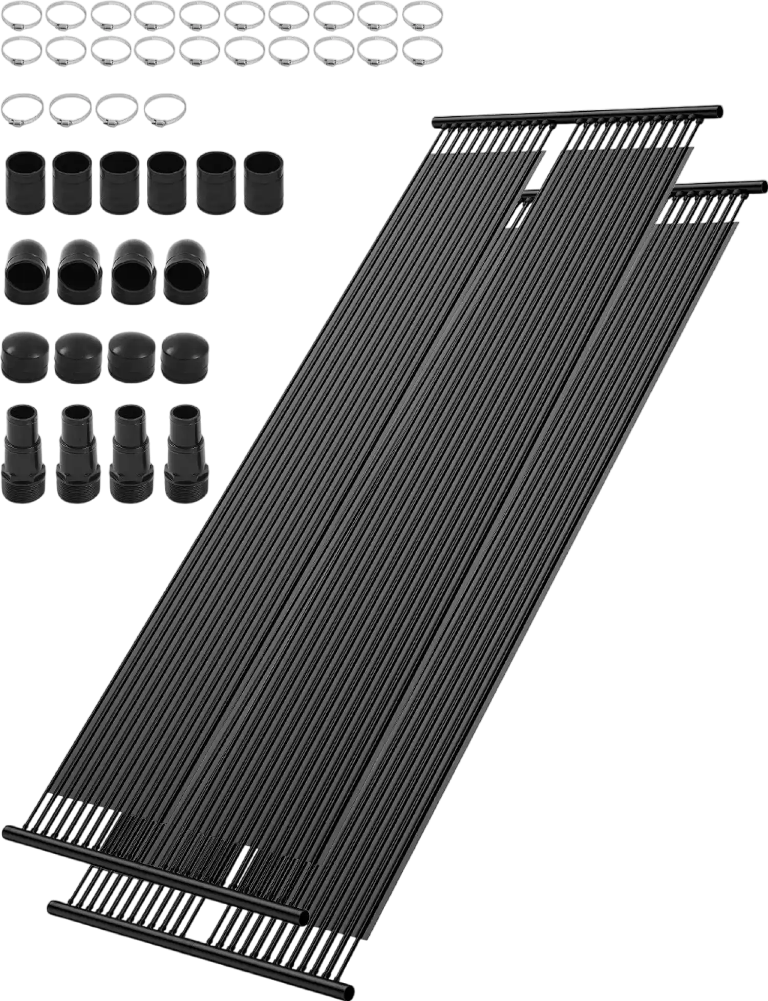 Vevor Solar Pool Heater 2.75 x 20 Ft. Aboveground Heating System 2 Panels New