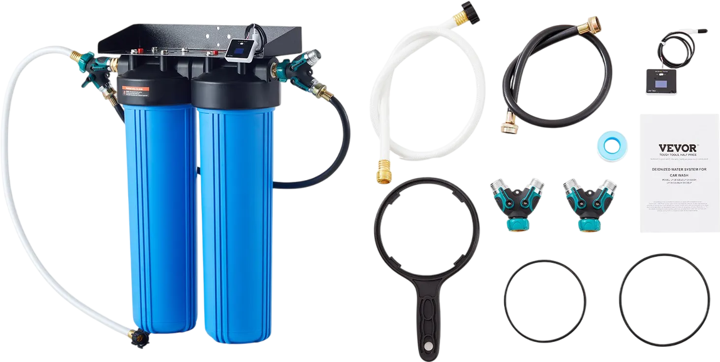 Vevor Car Wash Spotless Deionized Water System with Integrated TDS Meter New