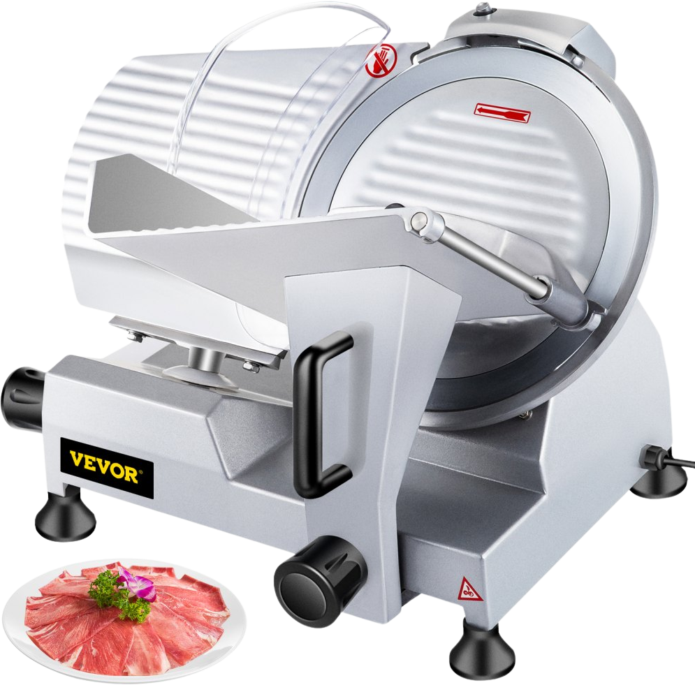 Vevor Commercial Meat Slicer Semi-Auto 420W Electric 12