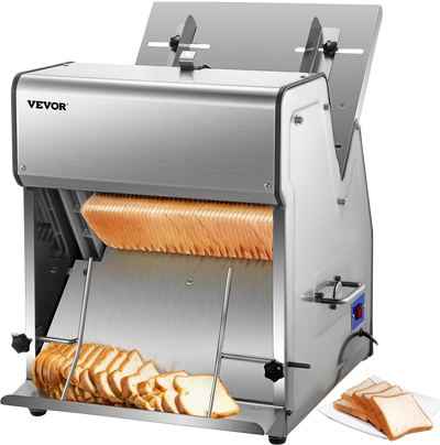 Vevor Commercial Bread Slicer 12mm Thickness Electric Bakery Cutting Machine New