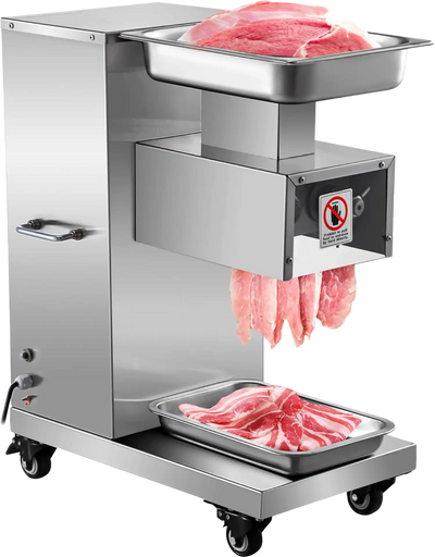 Vevor Commercial Meat Slicer Electric 1100 Lbs/Hr 750W 110V New