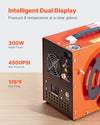 Vevor PCP Air Compressor 4500 PSI with Built-in Converter Auto Stop 300W New