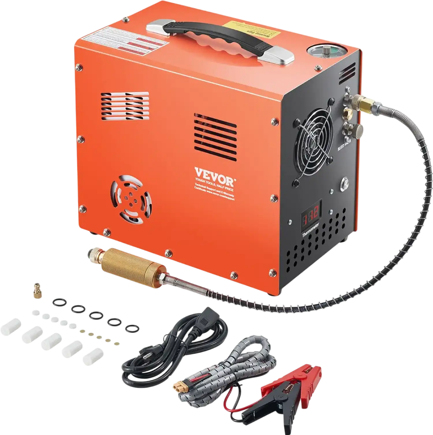 Vevor PCP Air Compressor 4500 PSI with Built-in Converter Auto Stop 300W New