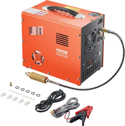 Vevor PCP Air Compressor 4500 PSI with Built-in Converter Auto Stop 300W New