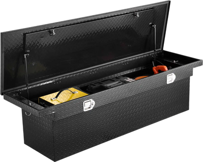 Vevor Truck Tool Box 69 x 20 x 14 in. Aluminum Diamond Texture with Lock New