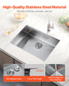 Vevor Kitchen Sink 30" Undermount Single Bowl Basin Stainless Steel New