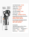 Vevor Post Driver 55J Impact Energy 37cc Gas Powered 4-Stroke with 3 Sleeves New