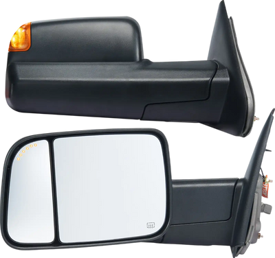 Vevor Towing Mirrors Power Heated with Signal & Puddle Light for Dodge Ram 2002-2008 New