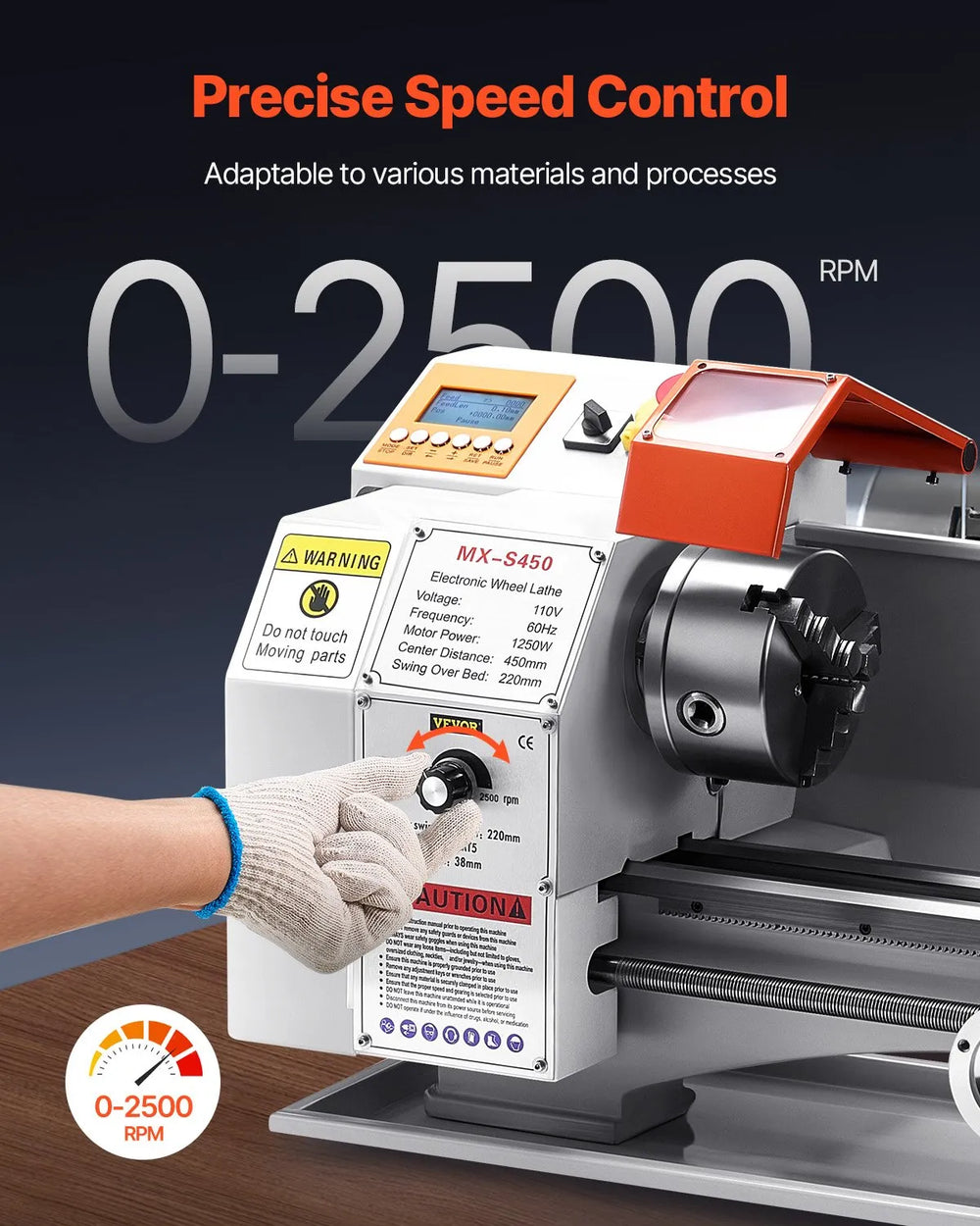 Vevor Metal Lathe 8.7