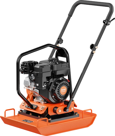 Vevor Plate Compactor 7HP Engine 432 sq.in. Plate 5400 RPM New