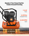Vevor Plate Compactor 23 x 18 in. 4,440 lb. Force 7 HP 196cc Gas Engine New