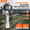 Vevor Post Driver 35J Impact Energy 37.77cc Gas-Powered 4-Stroke with 3 Piling Sleeves New
