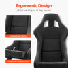 Vevor Racing Seat Integrated Chair with Velour Fabric and Slider New