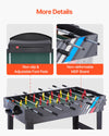 Vevor 4-in-1 Combo Game Table Hockey Foosball Ping Pong Billiards 48" New