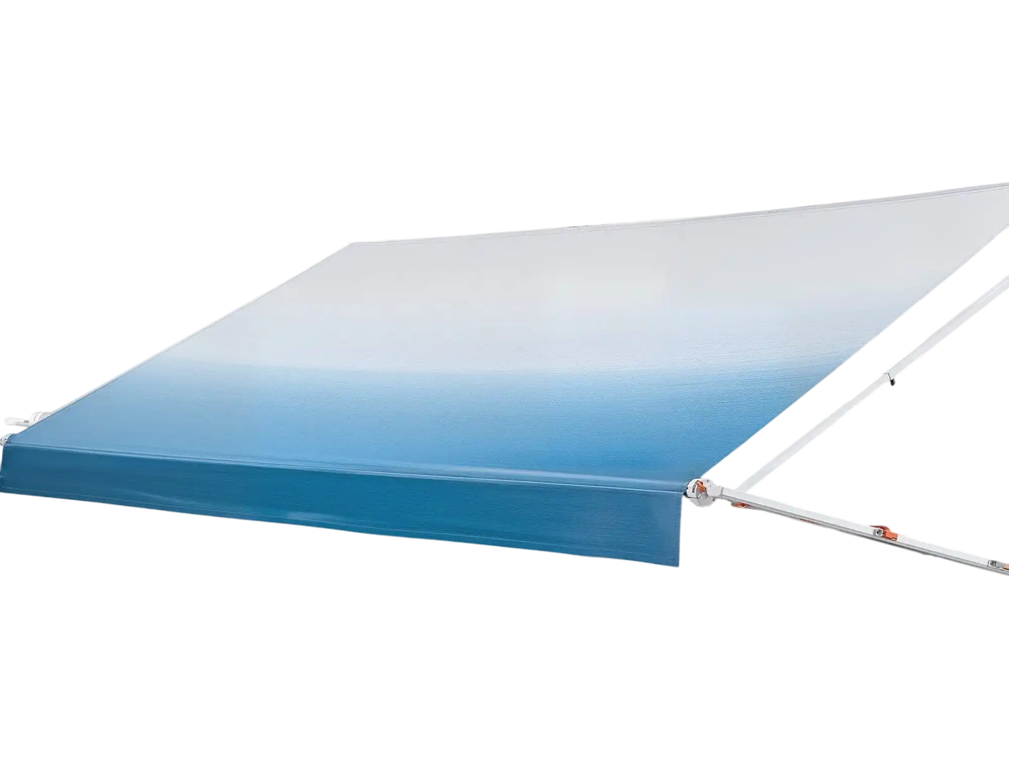 Vevor Manual Retractable RV Awning Complete Kit 18.12' Gradient Blue New