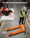 Vevor Manual Pallet Jack with 48" x 27" Forks 6600 Lbs Load Capacity New