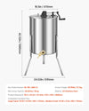 Vevor Honey Extractor Manual Spinner 4/8 Frame Capacity Stainless Steel New