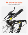 Vevor Mountain Bike 29" Wheels 24 Speed Full Suspension Dual Disc Brakes New