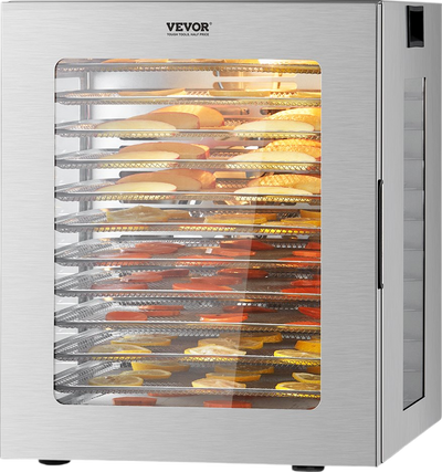 Vevor Food Dehydrator 12-Layer Stainless Steel 850W Meat Fruit Drying New