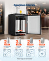 Vevor Beer Kegerator Dispenser Triple Tap Full Keg Capacity with CO2 Tank Temp Control New